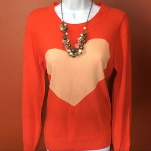 J. Crew So In Love Heart Sweater ❤️❤️❤️